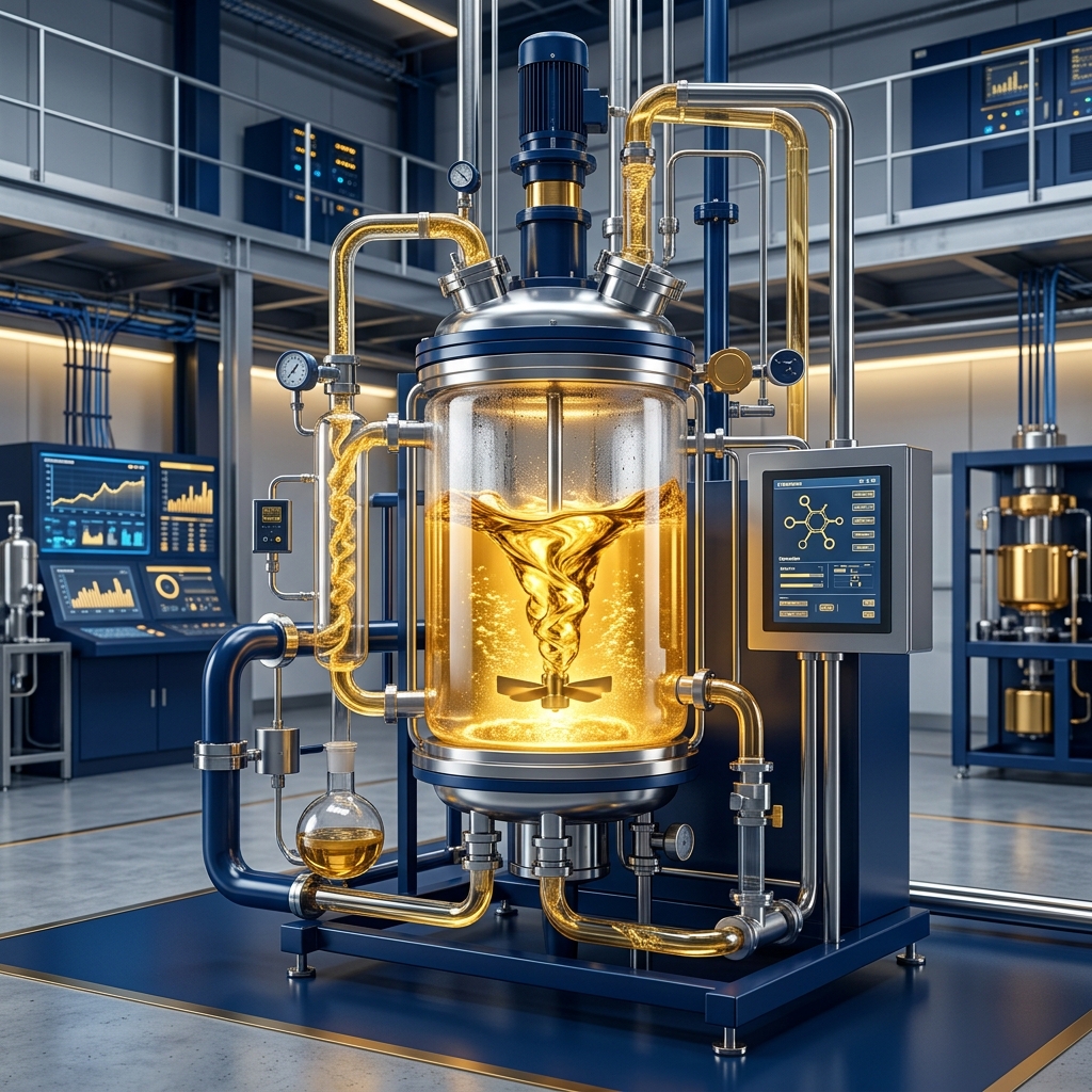 Chemical mixing and industrial detergent formulation process